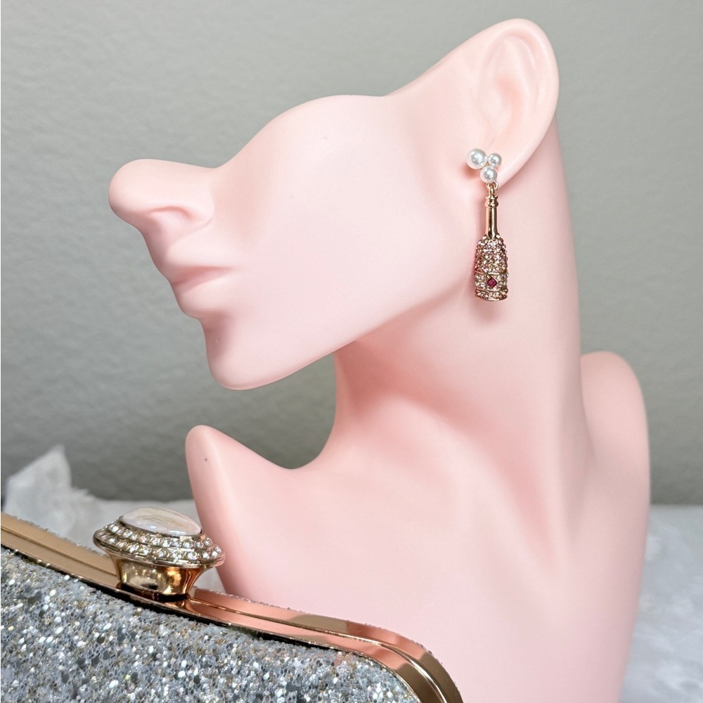 ⚜️ Chic Bottle Earrings 🍾